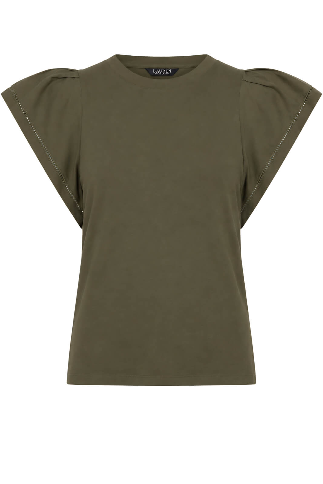 Ralph Lauren T-shirt Donna con Maniche ad Aletta