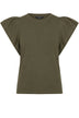 Ralph Lauren T-shirt Donna con Maniche ad Aletta