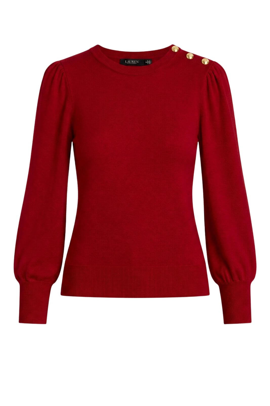 Ralph Lauren Maglia Donna con Bottoni sul Collo