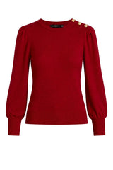 Ralph Lauren Maglia Donna con Bottoni sul Collo