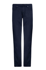 Pantaloni chino da uomo Rubens in gabardina cinque tasche fronte