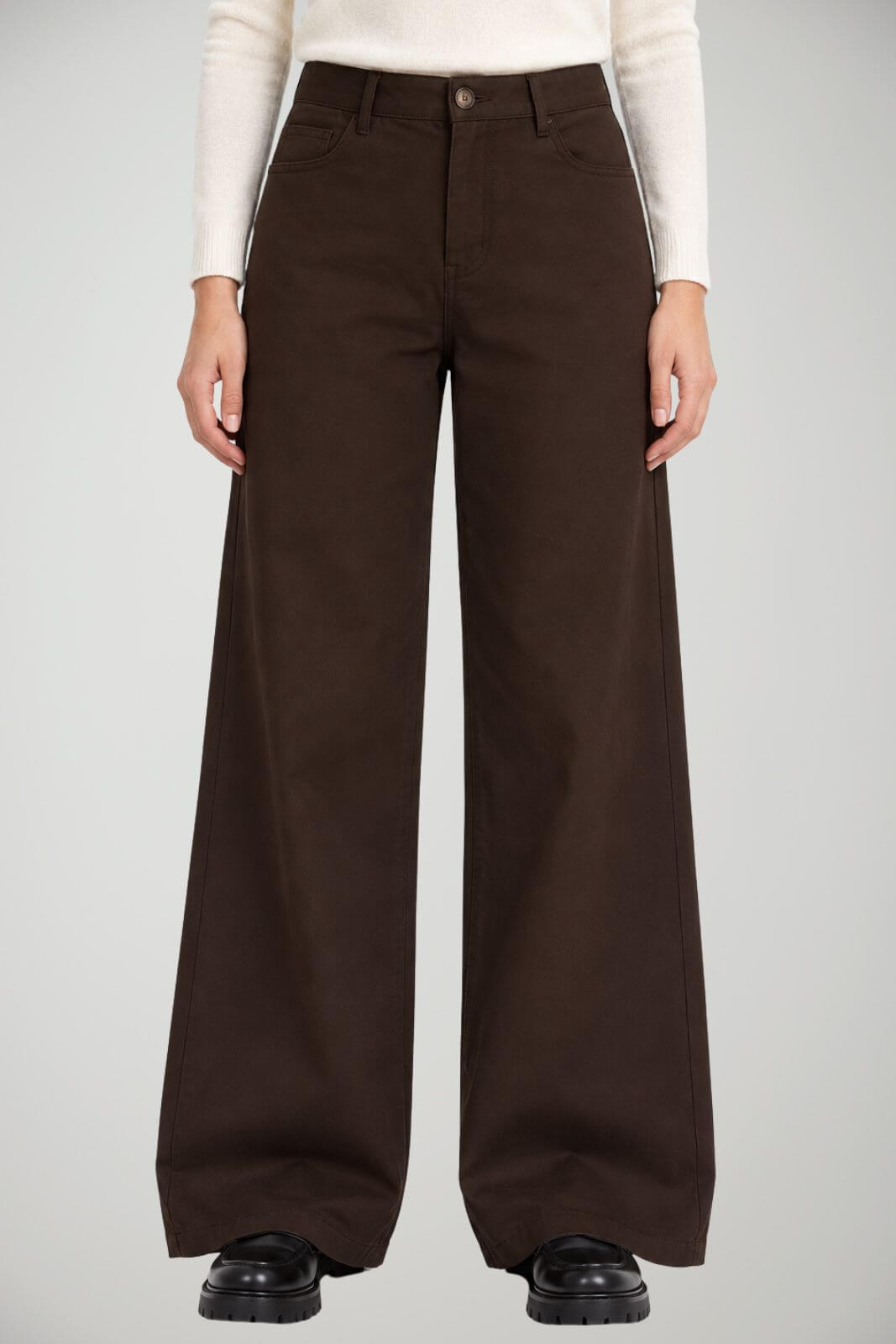 Rita Row Pantaloni Donna Cinque Tasche a Palazzo