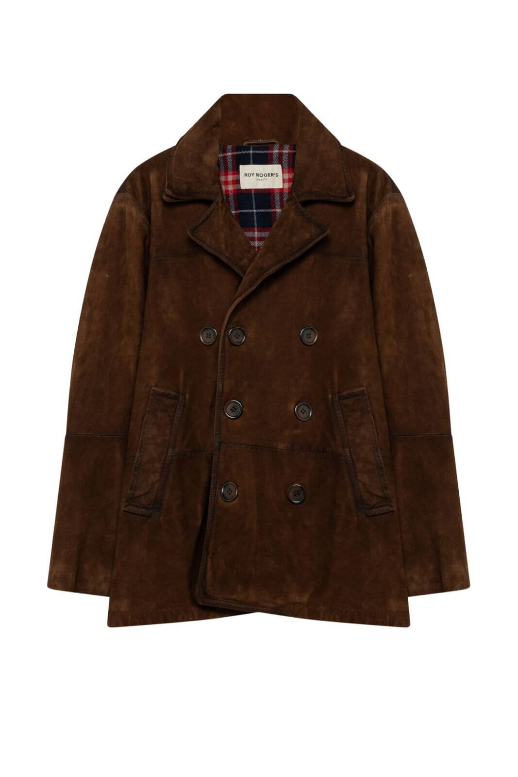 Roy Roger’s giacca uomo PEACOAT IN SUEDE EFFETTO VINTAGE