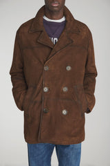 Roy Roger’s giacca uomo PEACOAT IN SUEDE EFFETTO VINTAGE
