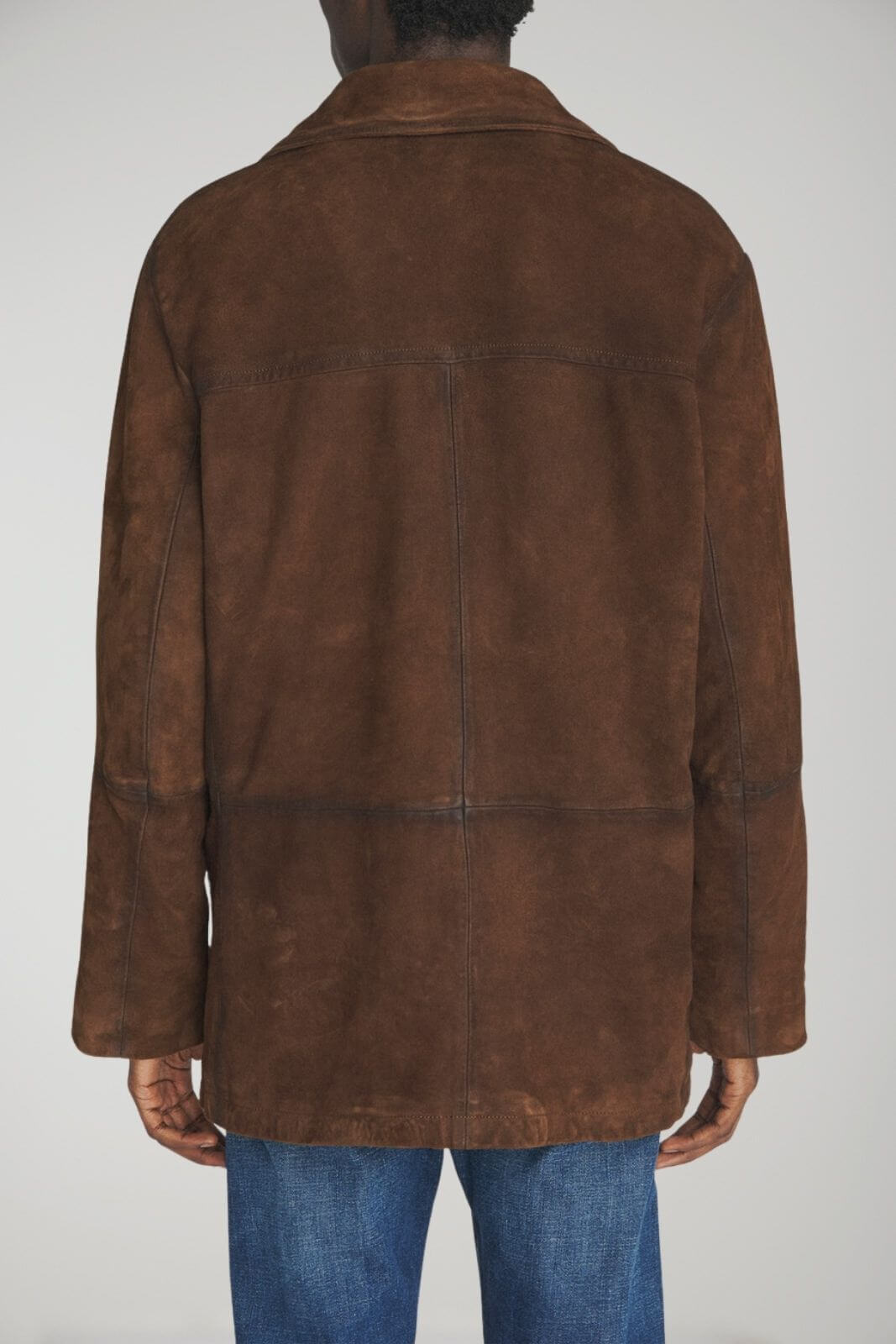 Roy Roger’s giacca uomo PEACOAT IN SUEDE EFFETTO VINTAGE