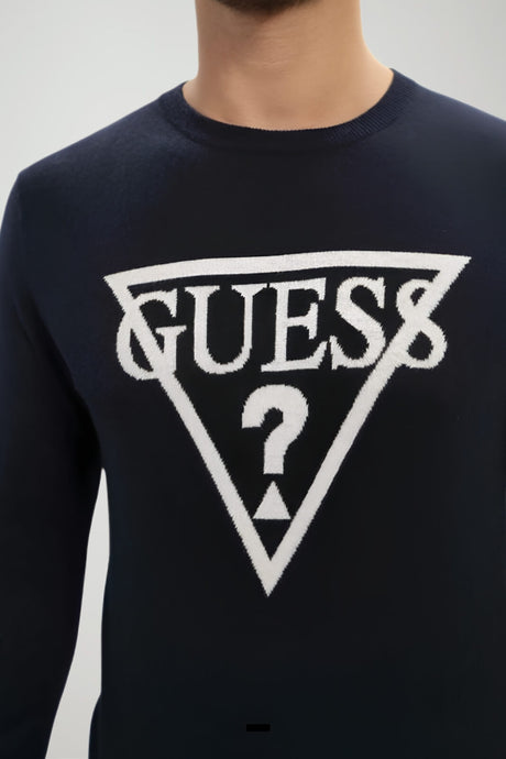 Guess Maglia Uomo logo jacquard