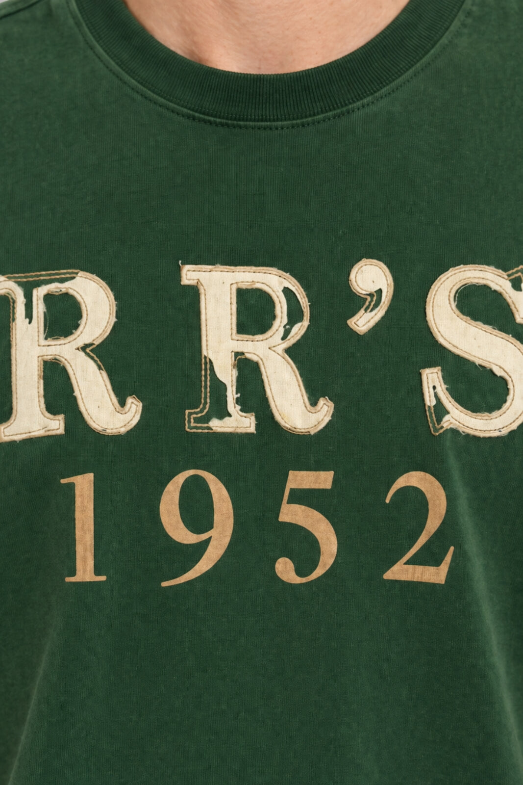 Roy Roger’s T-shirt Uomo in jersey con patch / Army