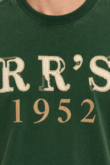 Roy Roger’s T-shirt Uomo in jersey con patch / Army