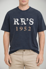 Roy Roger’s T-shirt Uomo in jersey con patch / Navy