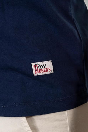 Roy Roger’s T-shirt Uomo in jersey regular fit / Navy
