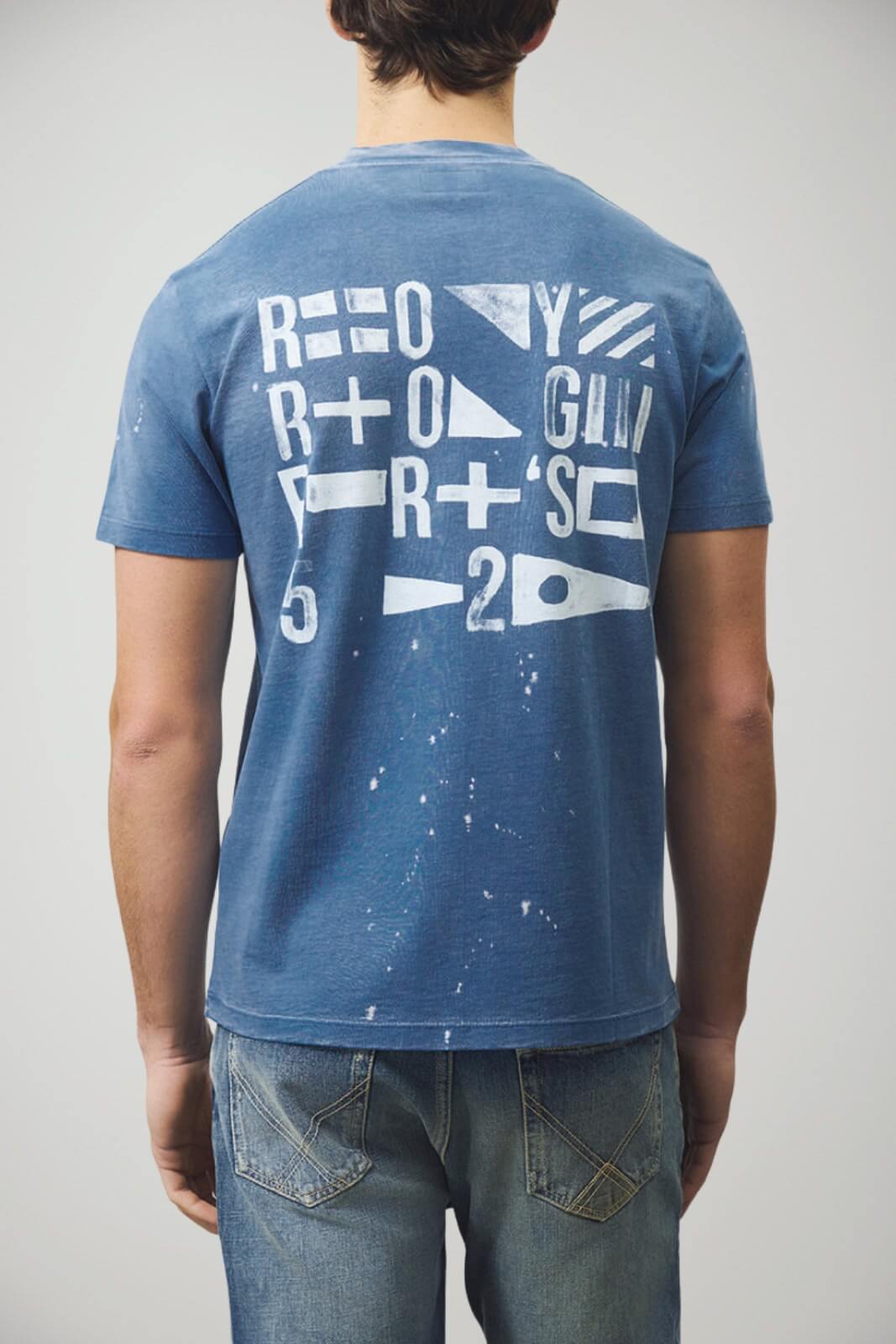 T-shirt da uomo Roy Roger's a maniche corte