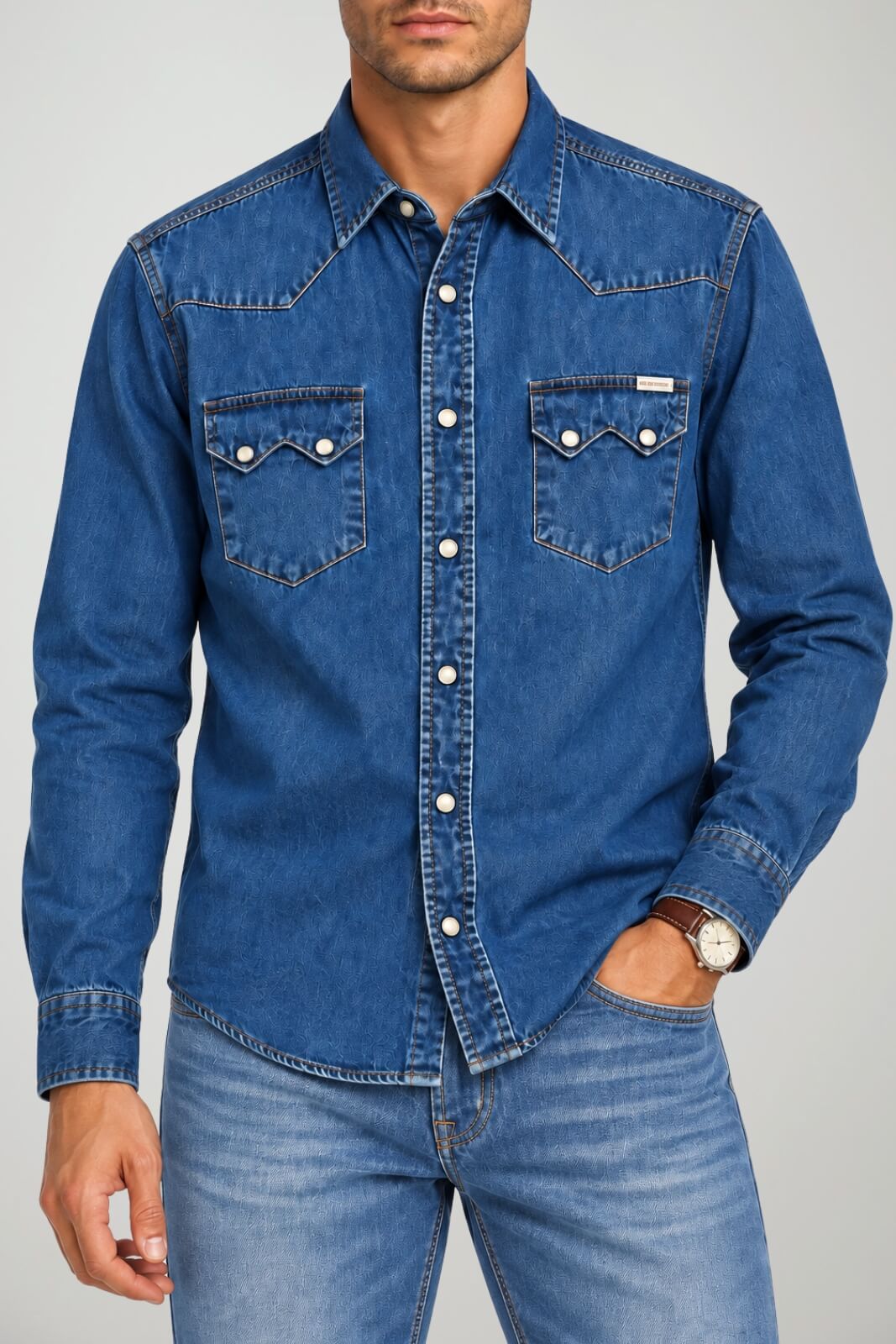 Roy Rogers Camicia Uomo Bruce in denim