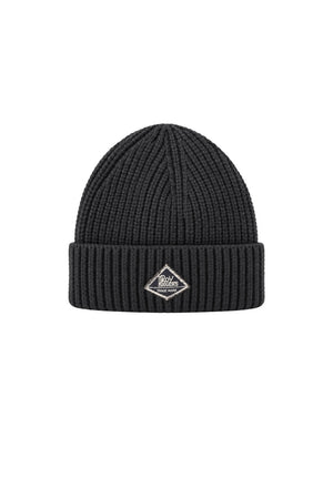 Roy Rogers Cappello a coste con patch / Nero