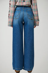 Roy Rogers Jeans Donna Flare in Misto Cotone Marta Kir Royal