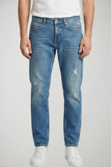 Roy Rogers Jeans Uomo Dapper Re-Search Regular Fit con Strappi