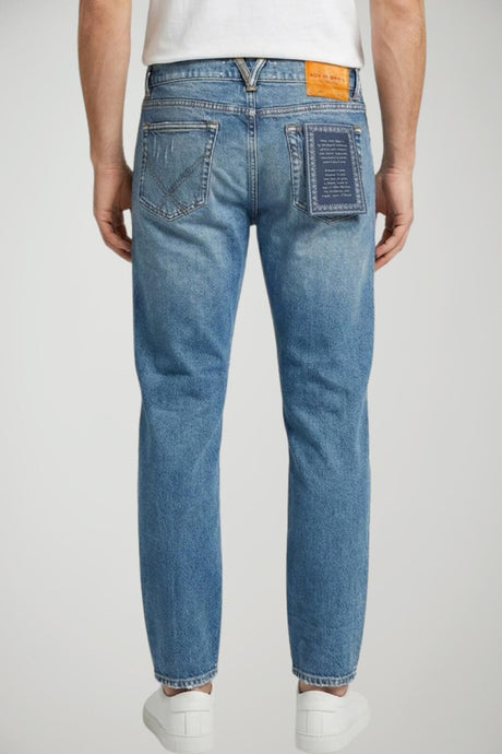 Roy Rogers Jeans Uomo Dapper Re-Search Regular Fit con Strappi
