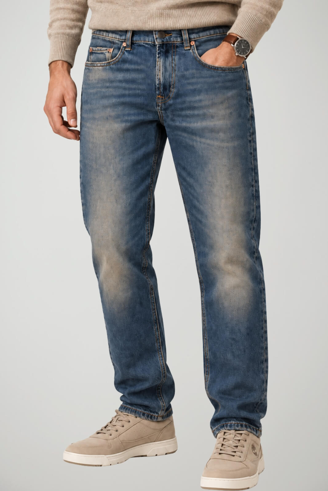 Roy Rogers Jeans Uomo Dapper Relaxed Taper Fit