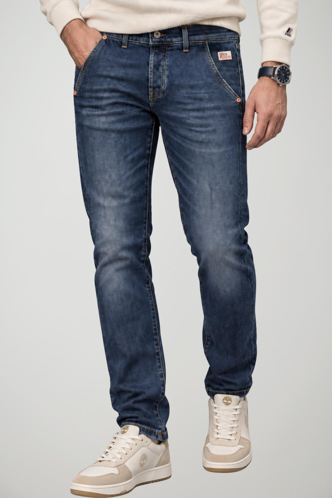Roy Rogers Jeans Uomo New Elias Slim Fit
