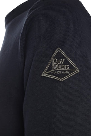 Roy Roger’s Maglia Uomo in cotone con patch