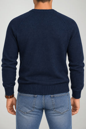 Roy Rogers Maglia Uomo in lana merino / Blu