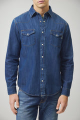 Camicia overshirt in denim da uomo Roy Roger's