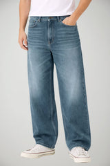 Jeans da uomo Roy Rogers wide leg scoloriti