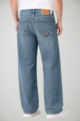 Jeans da uomo Roy Rogers wide leg scoloriti