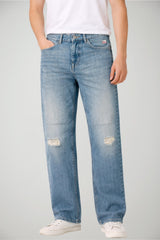 Jeans da uomo Roy Rogers dal lavaggio chiaro effetto used