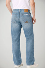 Jeans da uomo Roy Rogers dal lavaggio chiaro effetto used
