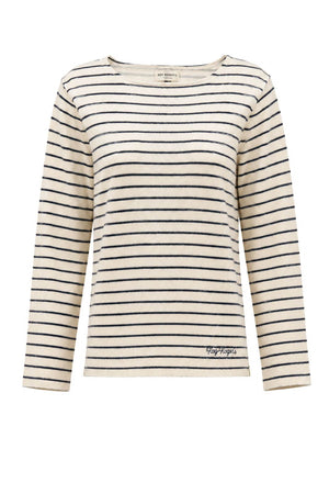 Roy Rogers Maglia Donna Rigata con toppe