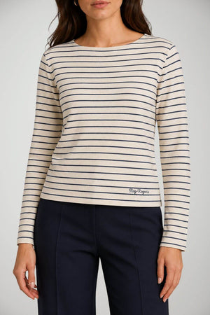 Roy Rogers Maglia Donna Rigata con toppe