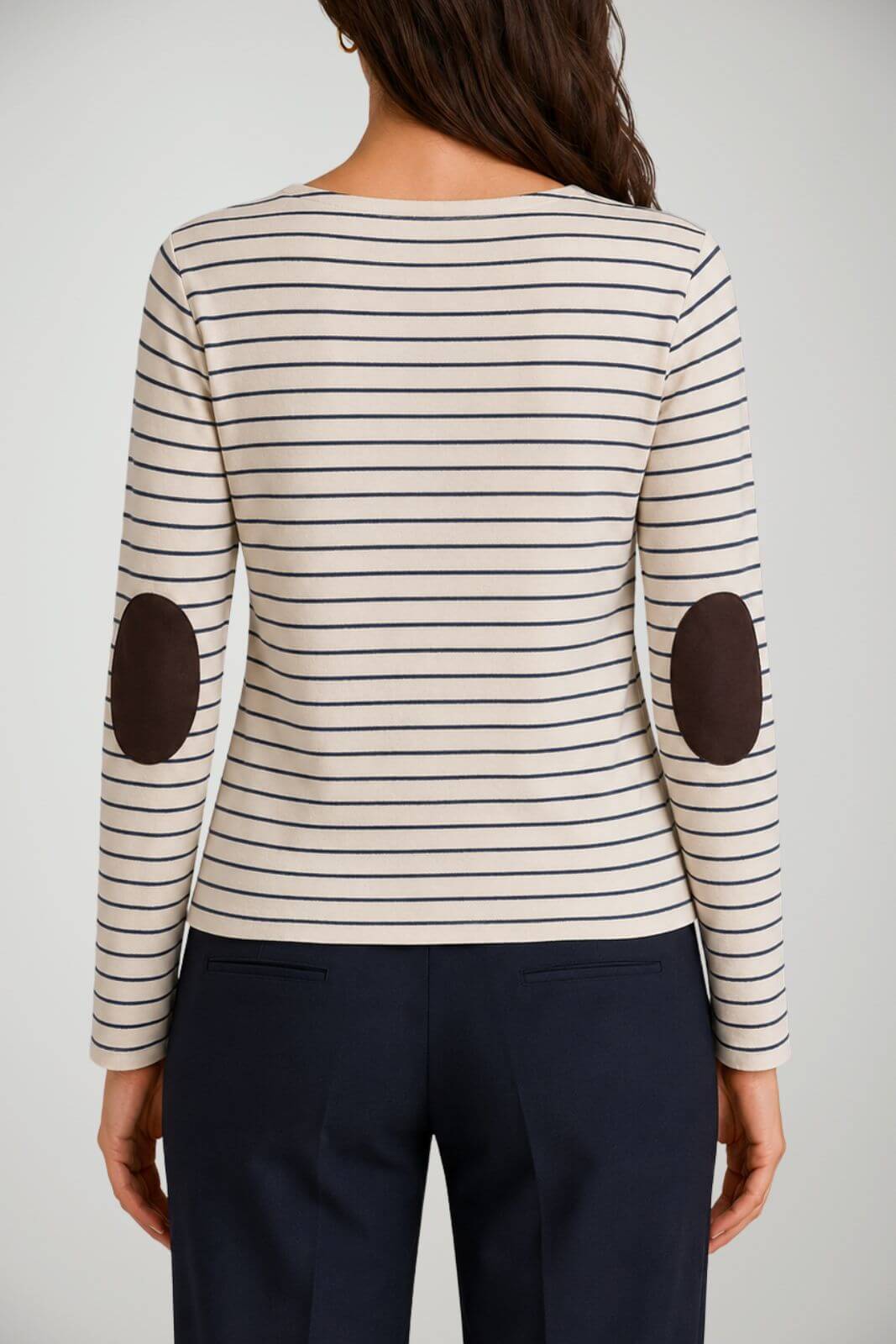 Roy Rogers Maglia Donna Rigata con toppe