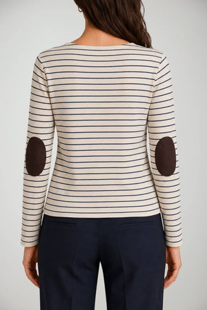 Roy Rogers Maglia Donna Rigata con toppe