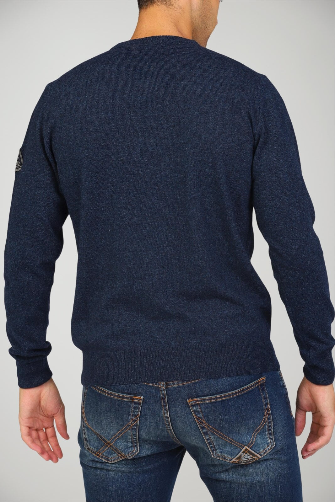 Maglia uomo Roy Roger's a girocollo in misto lana