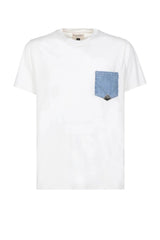 T-shirt da uomo in cotone Roy Rogers con taschino