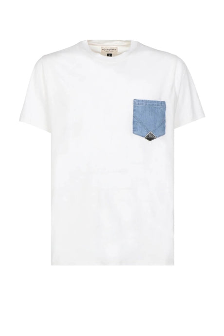 T-shirt da uomo in cotone Roy Rogers con taschino