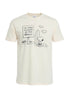 T-shirt da uomo Roy Rogers a maniche corte con stampa