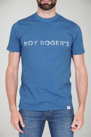 T-shirt da uomo Roy Rogers a maniche corte con stampa