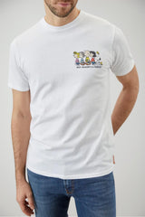 T-shirt da uomo in cotone Roy Rogers con stampa Peanuts