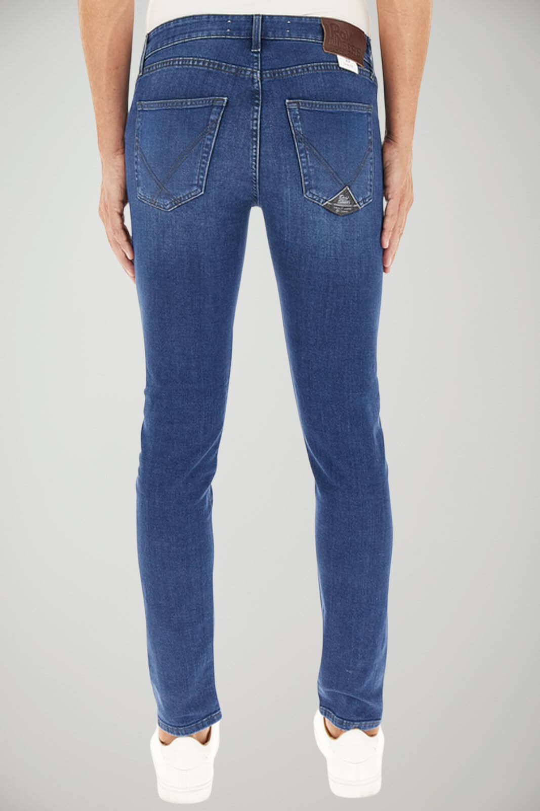 Jeans da uomo Roy Rogers slim fit cinque tasche