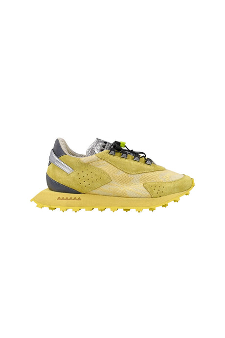 Sneakers da donna Run Of in camoscio con lacci elastici