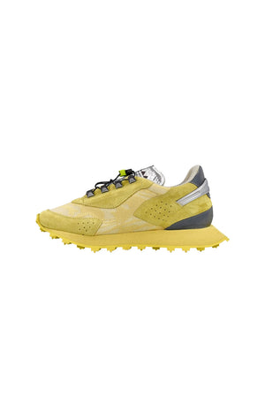 Sneakers da donna Run Of in camoscio con lacci elastici