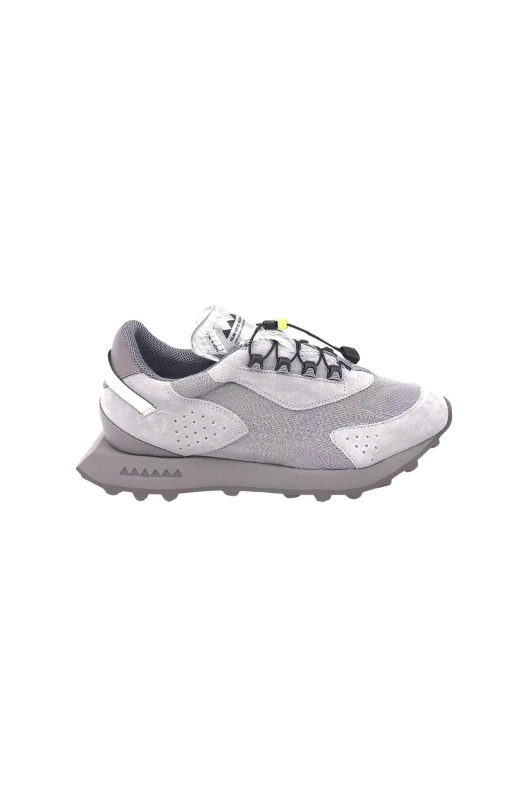 Sneakers da uomo Run of in suede e tessuto tecnico 