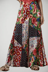 Pantalones palazzo para mujer con efecto plisado de High Everyday Couture