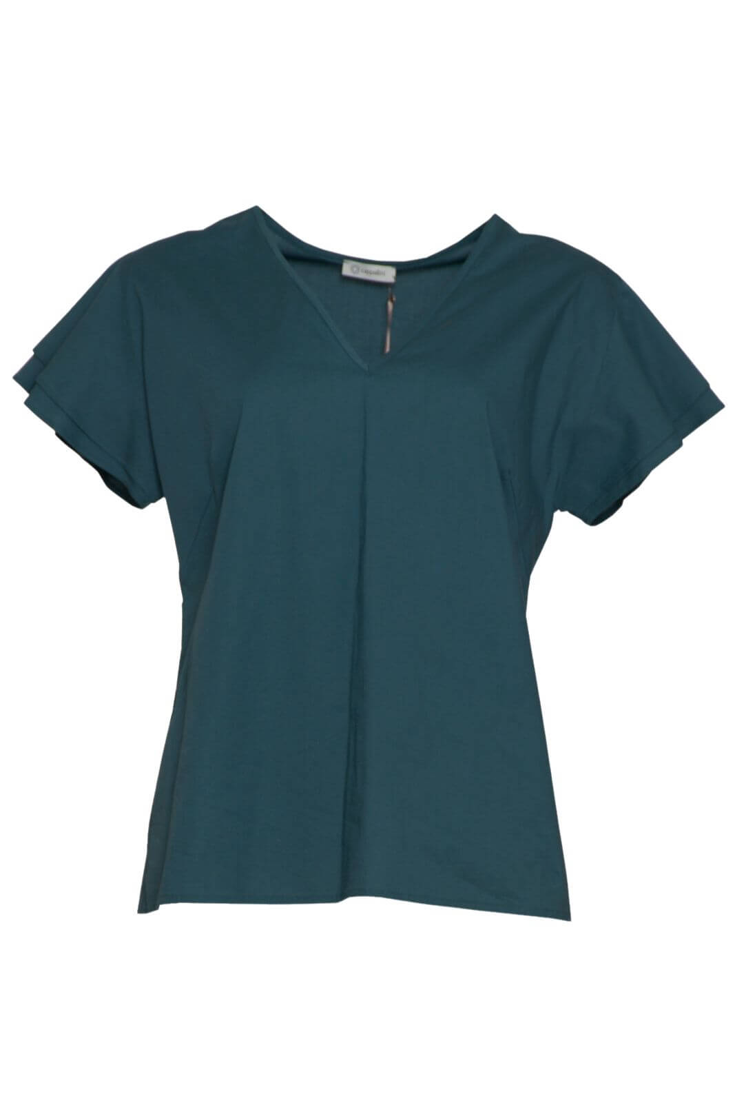 Women's Basic V-Neck Blouse