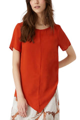 Manila Grace Blusa de mujer en mezcla de seda