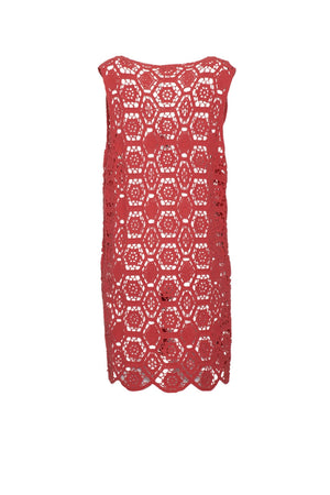 Malìparmi Women's Sleeveless Crochet Sweater