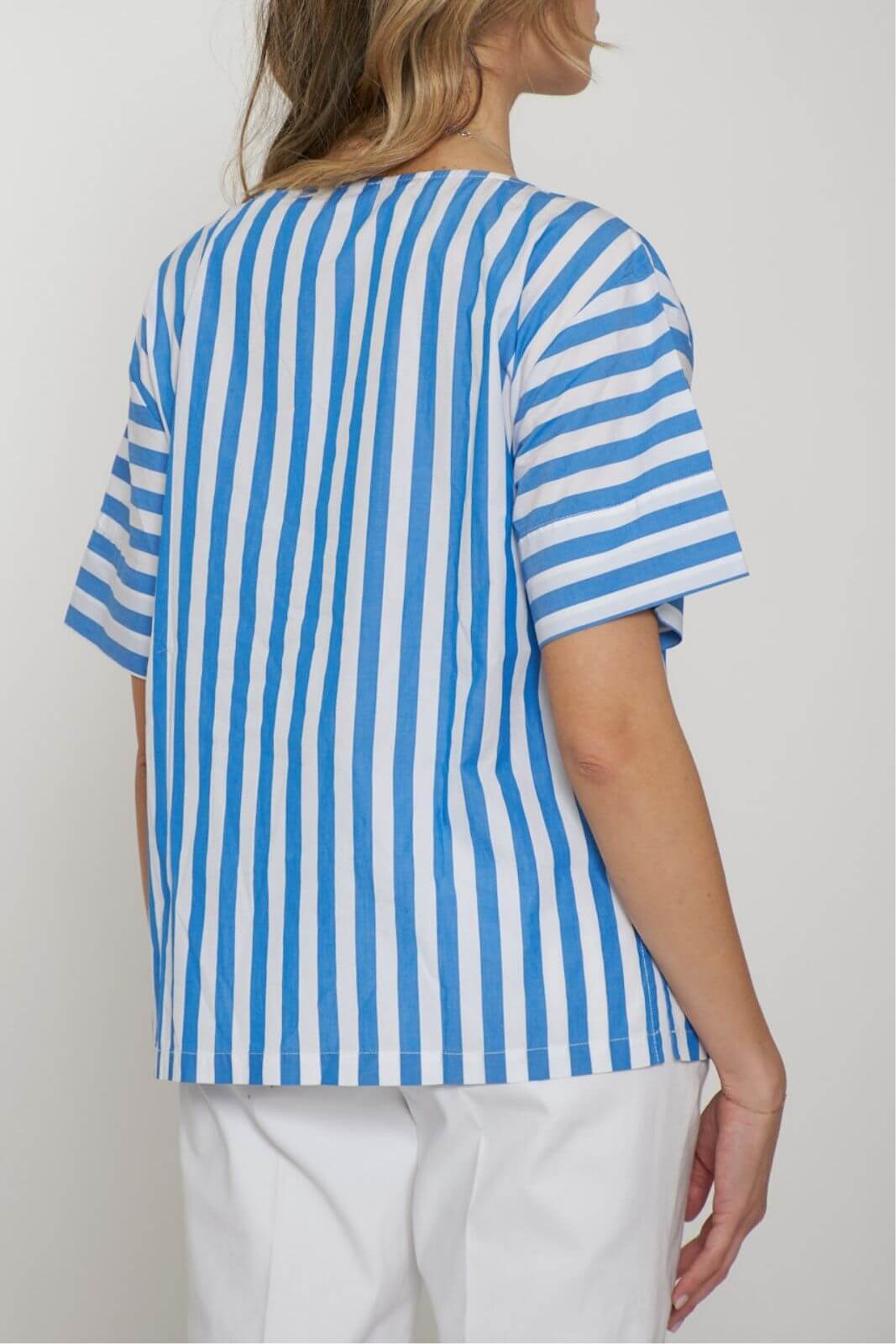 Sun68 Women's Oversize Stripes T-shirt