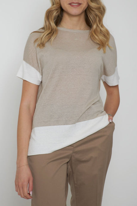 Kangra Women's over-fit linen T-shirt
