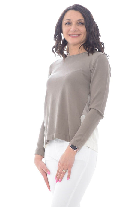 Gorros de punto para mujer con inserciones de seda.